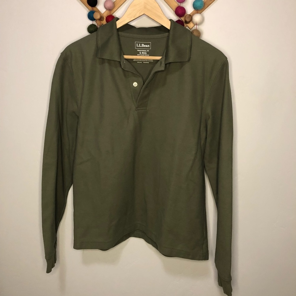 L.L. Been long sleeve polo